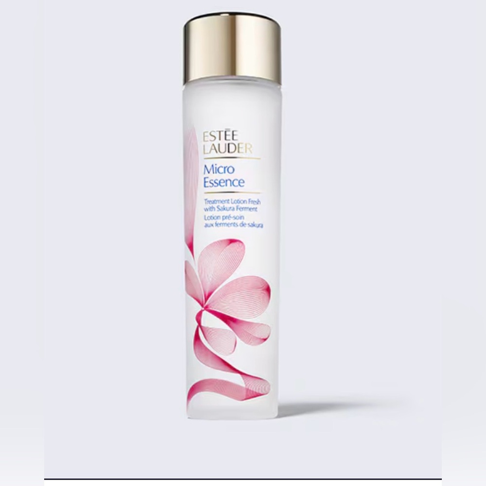 Estee Lauder Micro Essence Treatment Lotion - Pink and Gold
